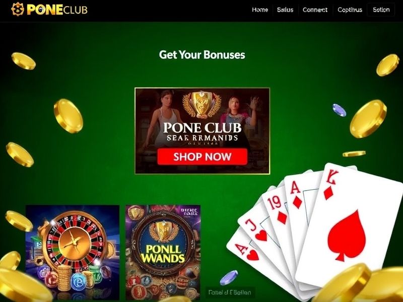 Welcome to Poneclub, your trusted source for online gambling games. Explore casino, poker, slots, and sports betting at poneclub.com. Get expert guides, promotions, and bonuses for top players.